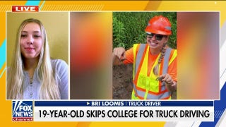 High college costs drove this 19-year-old to become a truck driver - Fox News