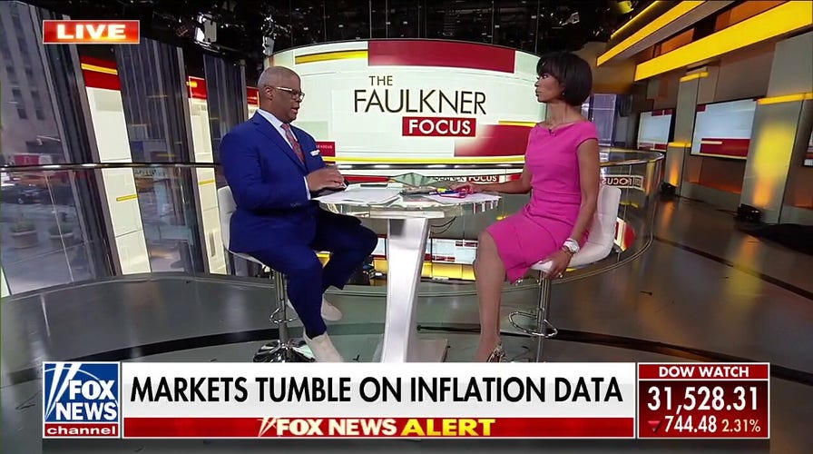 DOW falls 800 points on inflation data