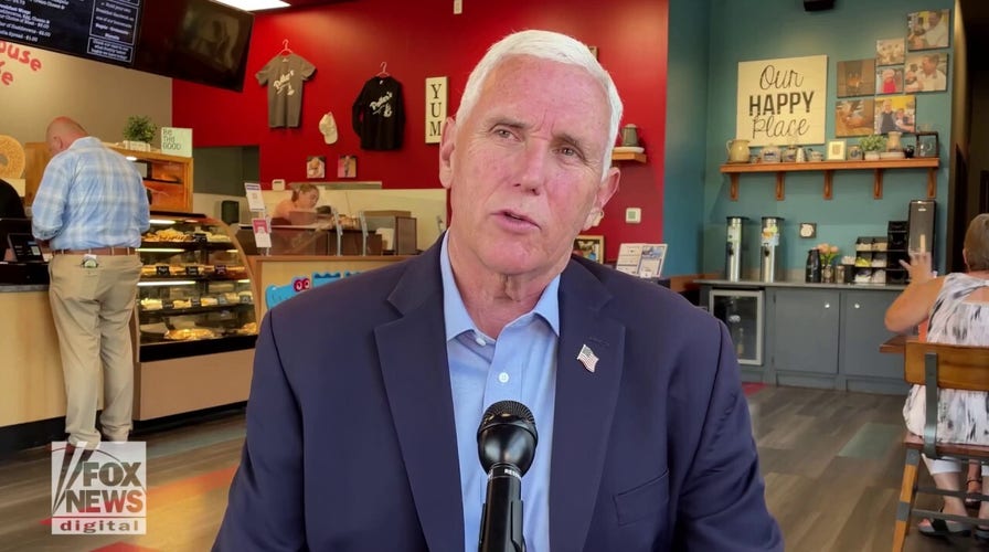 Mike Pence charges that Donald Trump ‘and some of his imitators in the Republican primary’ are walking away from a conservative agenda