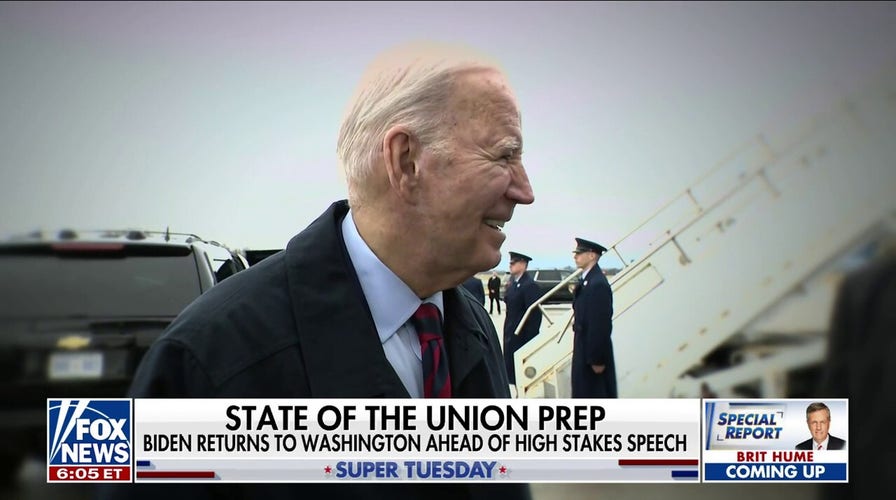 President Biden prepares for the State of the Union address