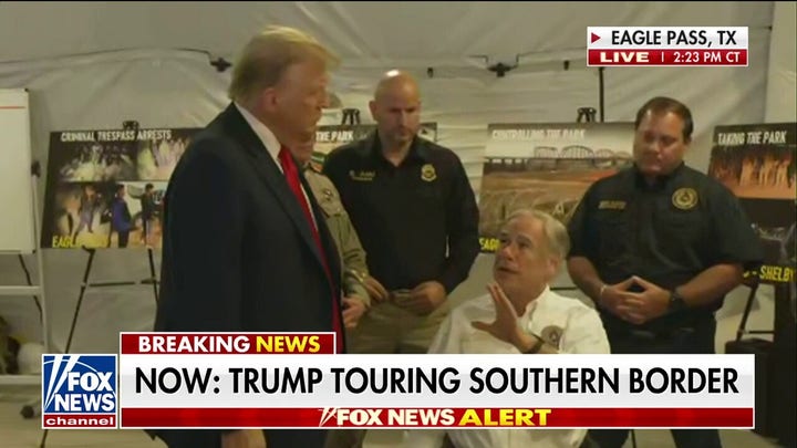 Trump tours southern border with Texas Gov. Abbott: 'Unbelievable'