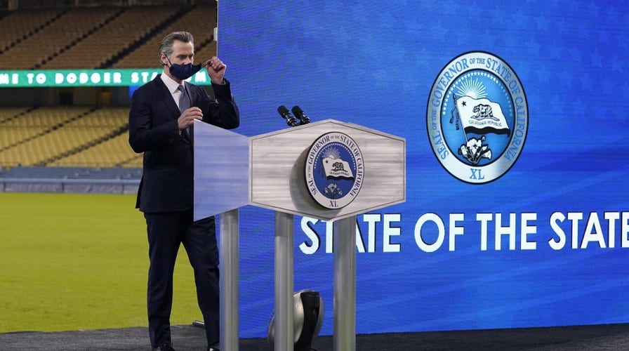 Newsom calls out critics at State of the State address