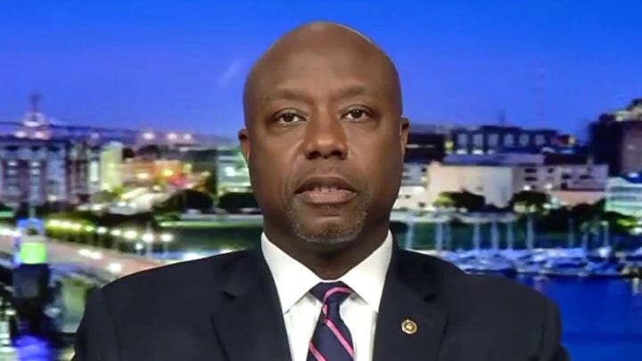 Sen. Tim Scott joins Harris Faulkner to discuss police reform in the US