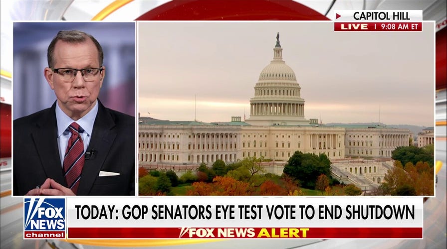 Republican senators measurement trial ballot to extremity shutdown arsenic challenges remain