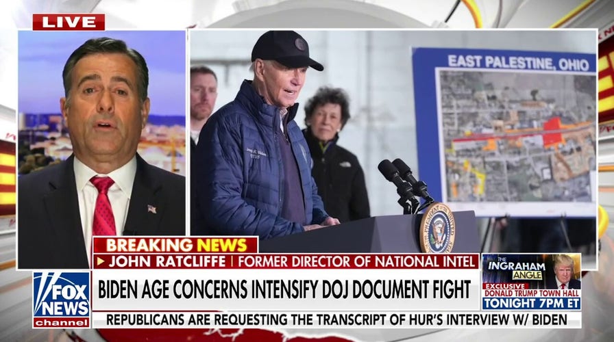 John Ratcliffe expects Biden admin to 'block' the release of DOJ document