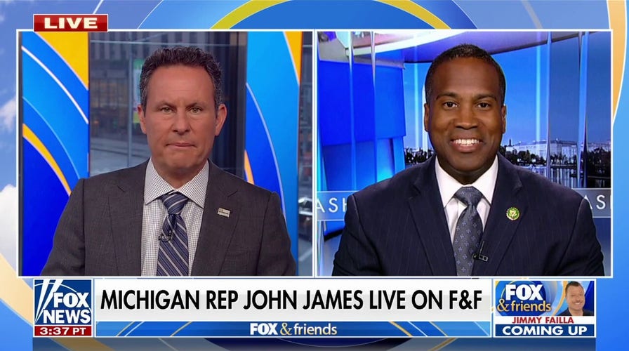 Rep. John James rips Biden's 'terrible record' after re-election bid launch: 'Disqualified himself'