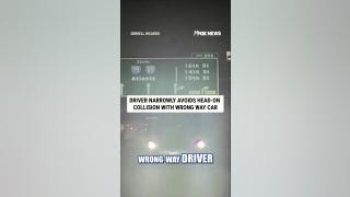 Driver NARROWLY avoids HEAD-ON collision with wrong way car