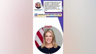 Karoline Leavitt makes Christmas announcement, thanking Trump for 'pro-family' WH
