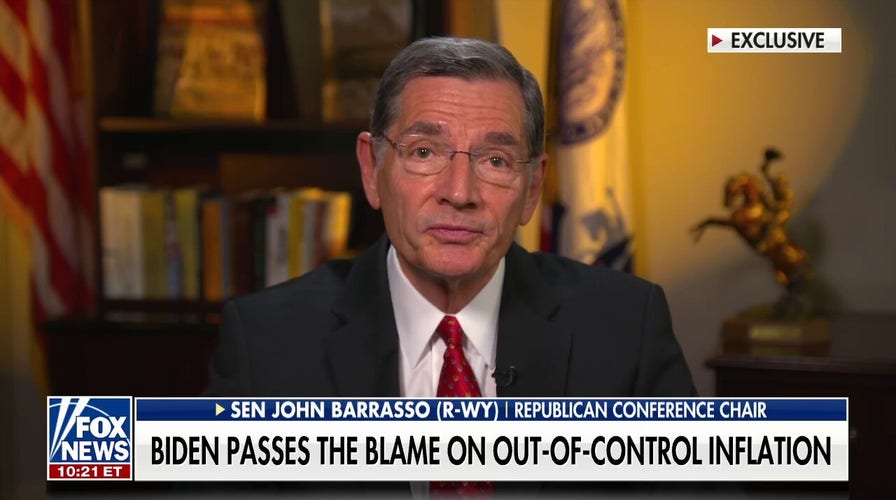 Sen. John Barrasso gives Biden's plan to fight inflation 'an F'