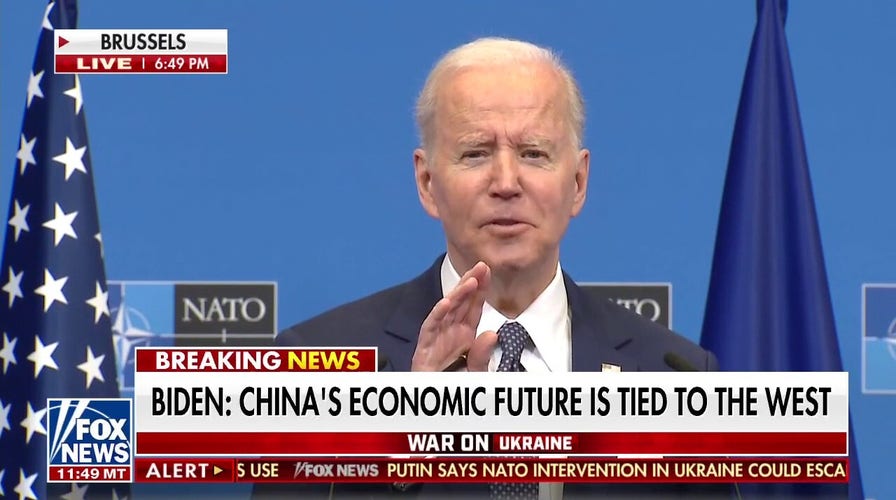 Biden gets testy with reporter on Ukraine: 'You're playing a game with me'