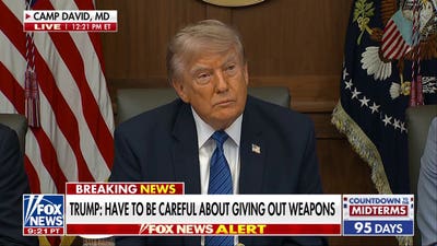Trump warns Iran is being 'decimated' as he questions Ukraine aid