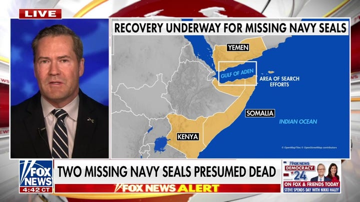 Missing Navy SEALs presumed dead after mission to seize Iranian weapons