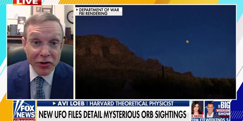 Harvard physicist discusses mysterious orb sightings in newly released Pentagon UFO files