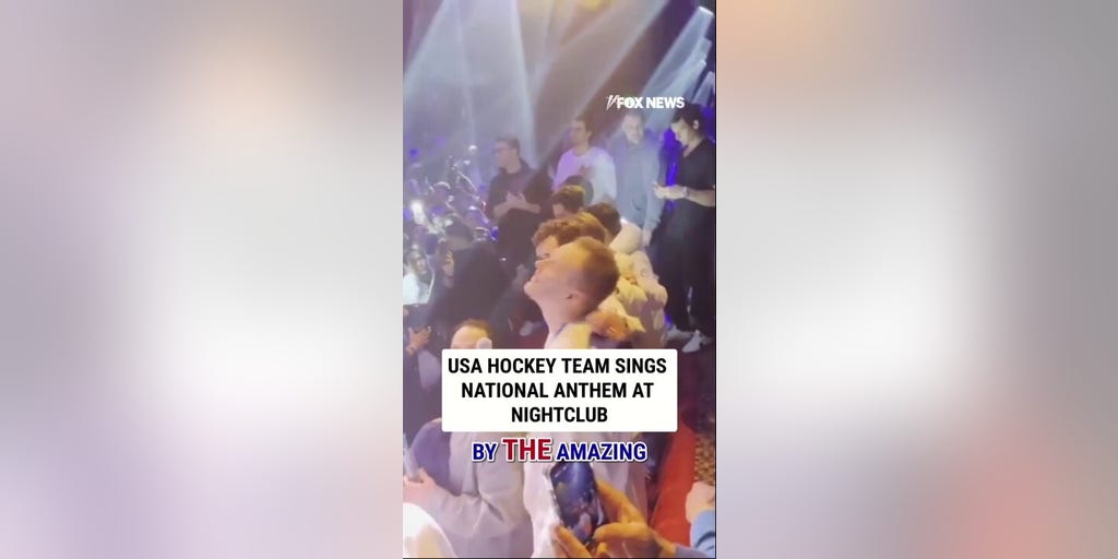 WATCH: USA hockey team belts out national anthem at nightclub