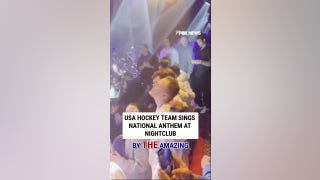 WATCH: USA hockey team belts out national anthem at nightclub