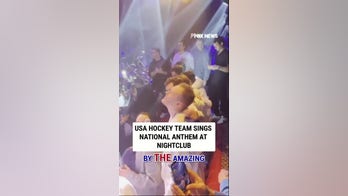 WATCH: USA hockey team belts out national anthem at nightclub