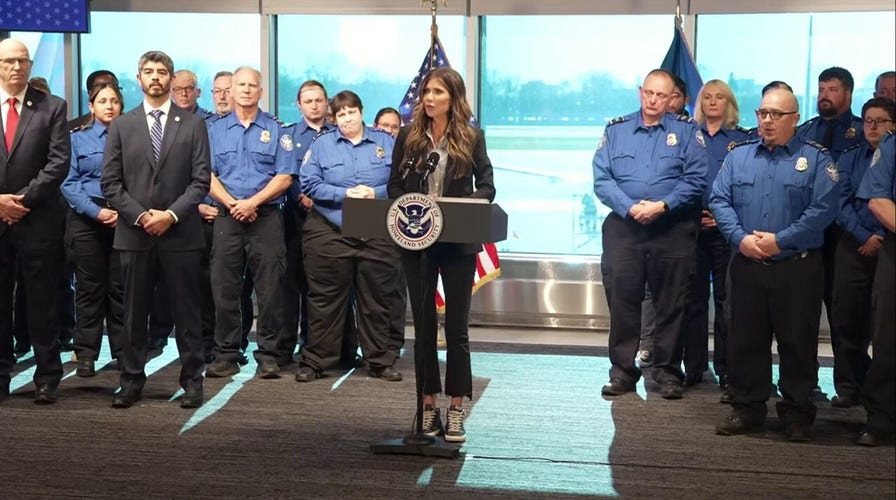 Kristi Noem announces $1 cardinal  TSA upgrade, $10K bonuses