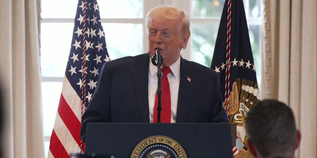 Trump says 'we got men out of women's sports' during dedication ceremony