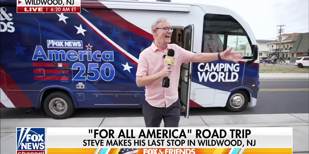 Steve Doocy makes final stop of 'For All America' road trip in Wildwood, NJ