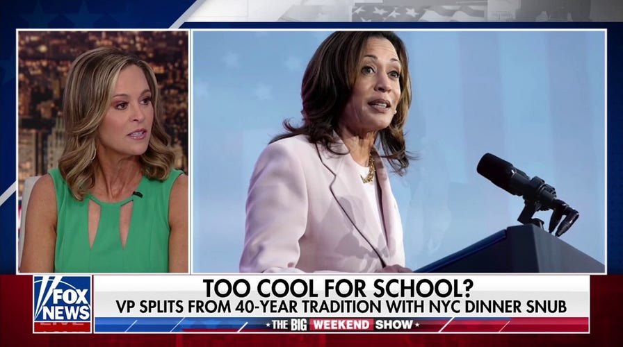 It's a 'real shame' that Kamala Harris is skipping the Al Smith Dinner: Anita Vogel