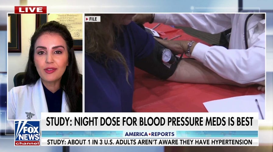  Data reveals taking blood pressure medicine at night is beneficial