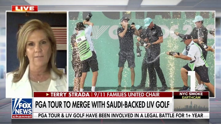 Widow of 9/11 victim calls out PGA merger with LIV Golf