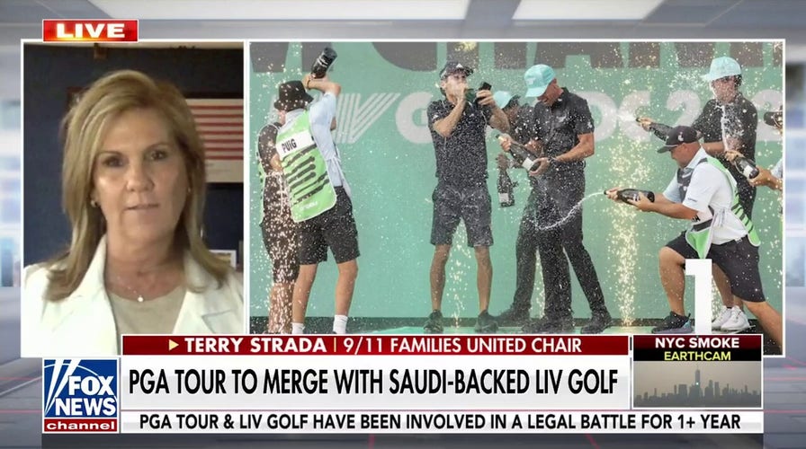 Widow of 9/11 victim calls out PGA merger with LIV Golf