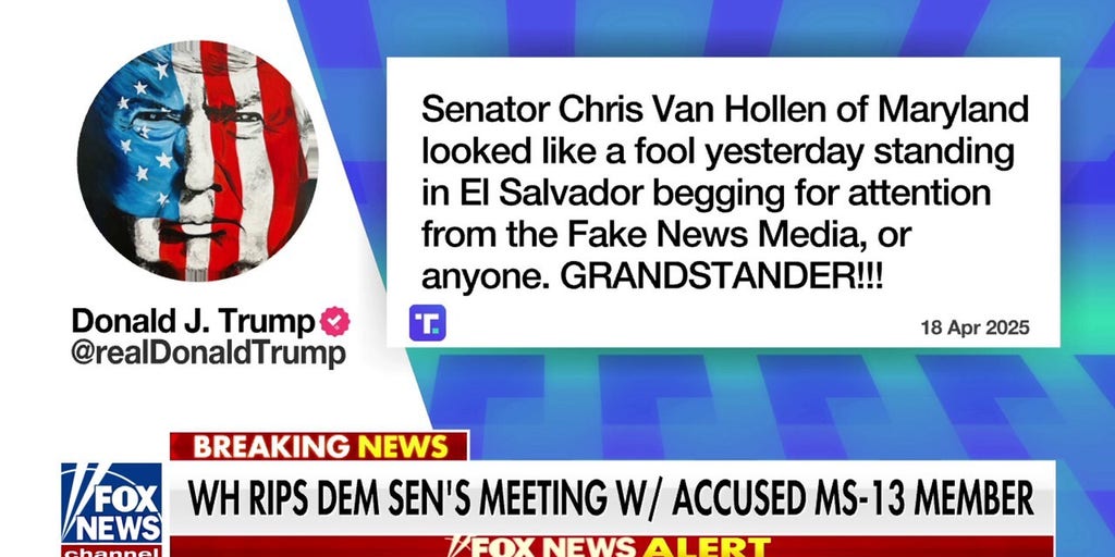 Trump torches 'fool' Democrat for meeting with deported MS-13 suspect