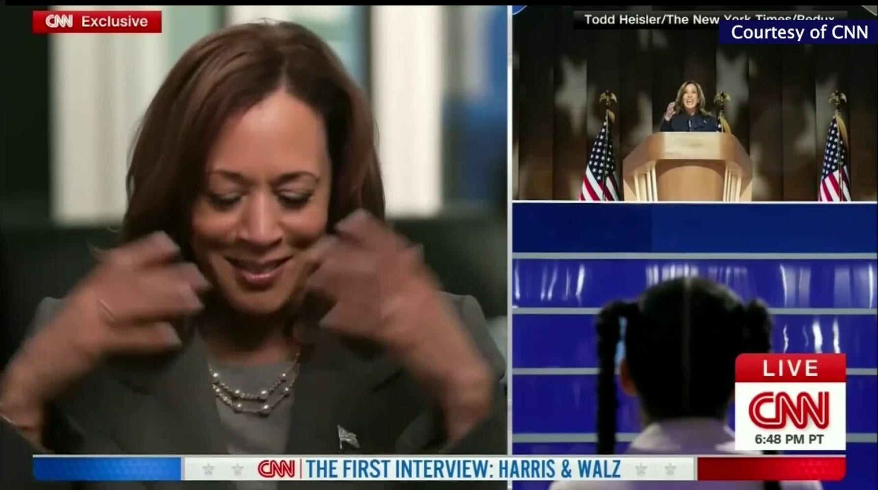 CNN's Contrasted Interviews: Vance Grilled, Harris Given Kid Gloves