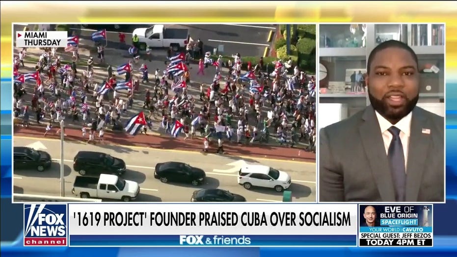 代表. 唐纳德: 'Outraged but not surprised' on '1619 Project' founder praising Cuba's communism