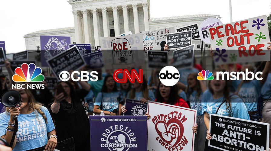 Montage: Roe v. Wade ruling sees MSNBC, CNN and more erupt, rip into the Supreme Court