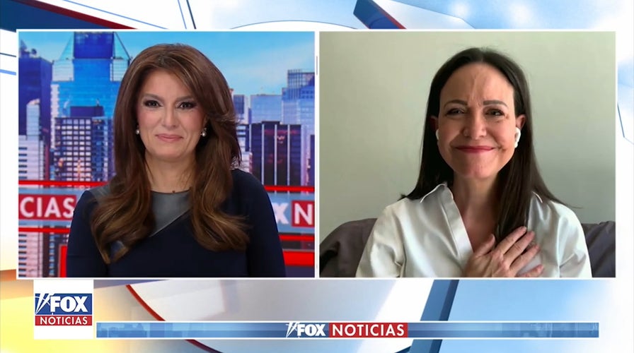 Maria Corina Machado habla sobre lucha contra el régimen dictatorial de Maduro y por un nuevo paÃs.Â