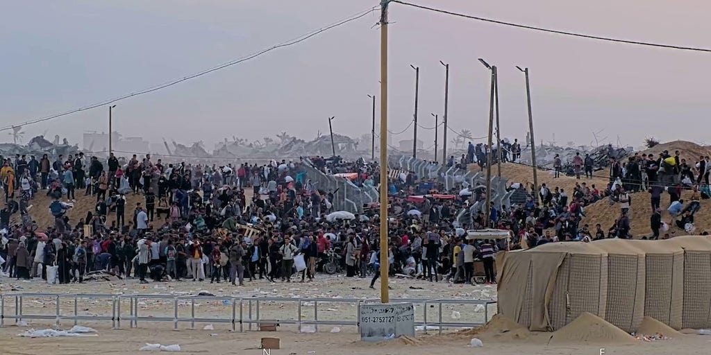 New video disputes reports of casualties at Gaza distribution site