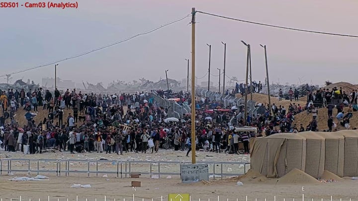 New video disputes reports of casualties at Gaza distribution site