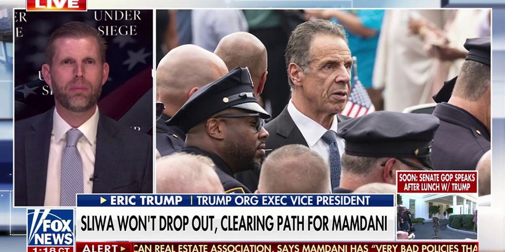 Eric Trump warns Cuomo can’t win with Sliwa on ballot | Fox News Video