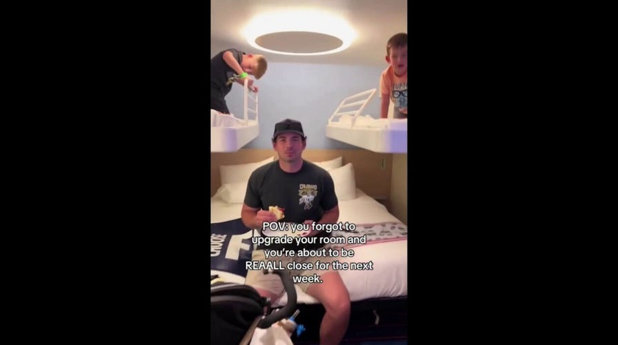 Family of 4 accidentally books tight bedroom on cruise