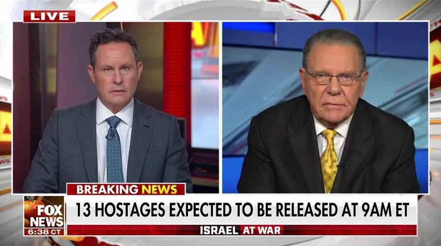 Jack Keane: Hamas will use hostages to 'preserve their regime' amid war with Israel