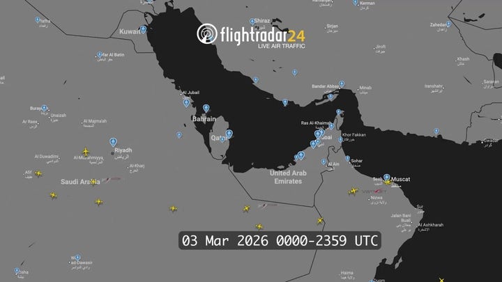 Flight tracker shows private jet activity growing the the Middle East
