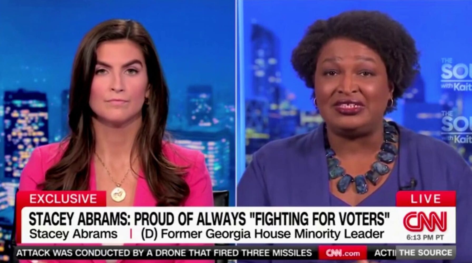 Stacey Abrams Accuses CNN Host of Misrepresenting Election Doubts