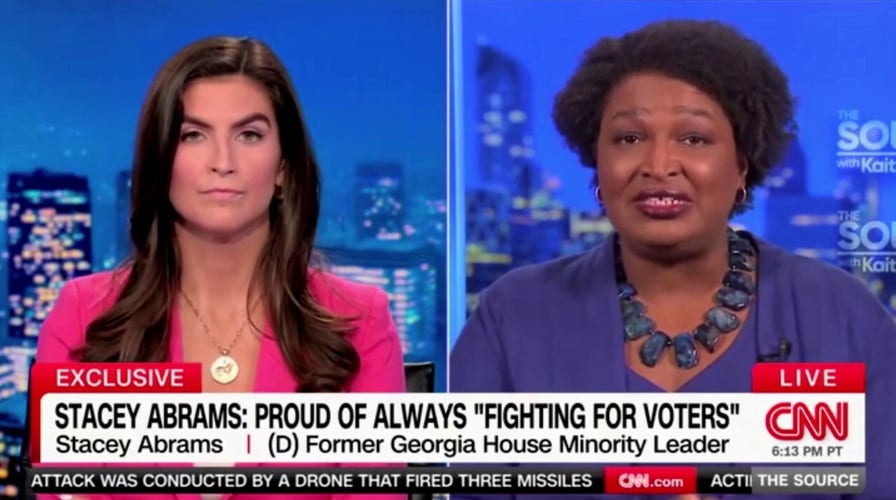 Stacey Abrams accuses CNN host Kaitlan Collins of 'repeating disinformation' over 