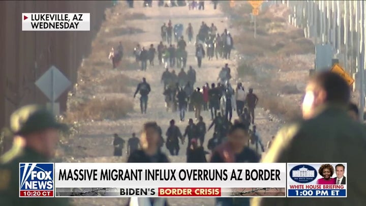 Nonstop flow of adult male migrants overwhelms border agents