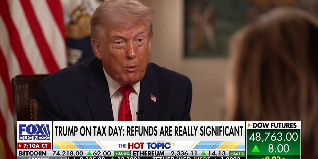 Trump says tax refunds will be ‘really significant’