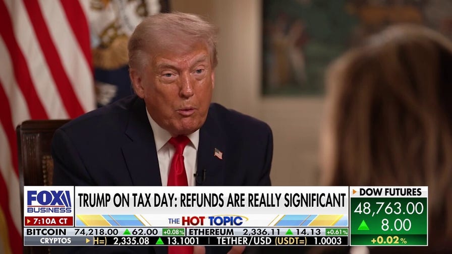 Trump says tax refunds will be ‘really significant’