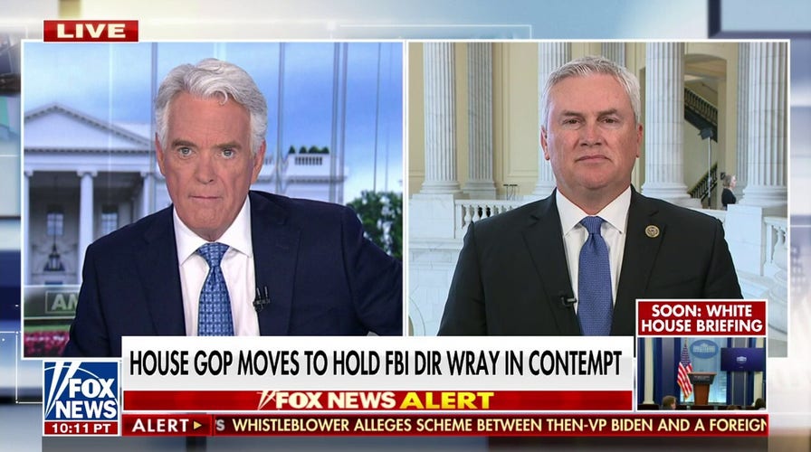 Rep. James Comer slams FBI for role in Biden document dispute: 'I have no confidence in them'
