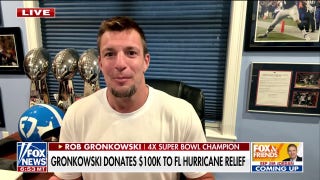 NFL star Rob Gronkowski raises money for Milton relief - Fox News