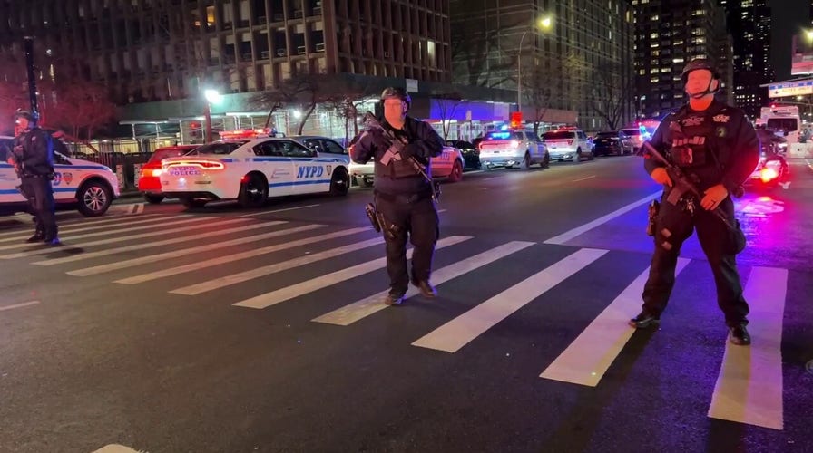 Slain NYPD Officer Carried In Flag-draped Coffin From Funeral Service ...