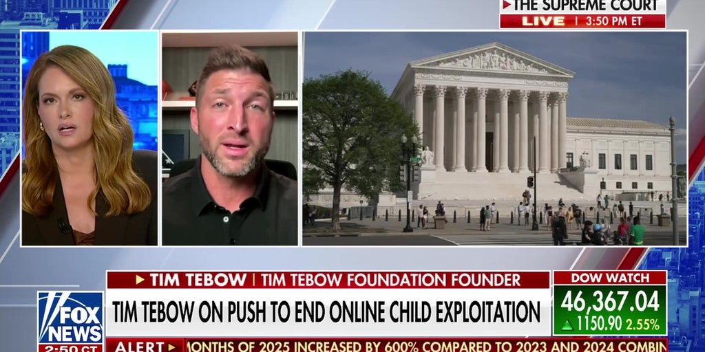 Online child exploitation is ‘one of the worst evils,’ Tim Tebow says