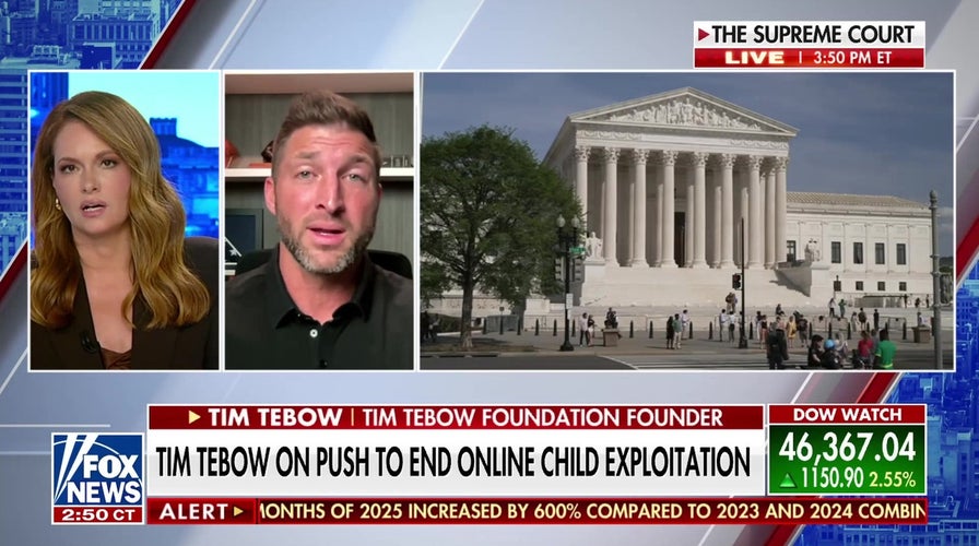 Online child exploitation is ‘one of the worst evils,’ Tim Tebow says