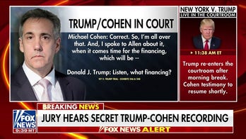 Jury hears secret recording of Michael Cohen, Trump conversation