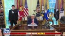 Full press conference: President Trump gives Elon Musk a 'very special' gift as he departs DOGE